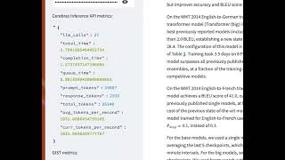 ReadAgent Demo Cerebras Inference [upl. by Shepherd]