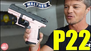 Walther P22 Review Yes PINK Walther 22LR Pistol [upl. by Robin]