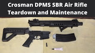 Crosman DPMS SBR Air Rifle Teardown and Maintenance [upl. by Cohdwell]