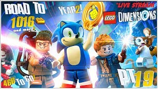 Lego Dimensions Road to 1016 Gold Bricks LIVE STREAM Pt 19  HTG [upl. by Natalia]