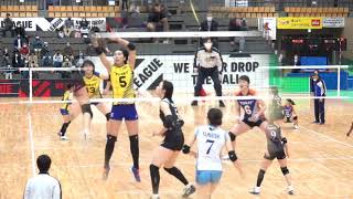 Vリーグ 女子バレー 東レ・アローズ 中島選手の好プレー [upl. by Bascomb]