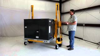 PROLIFT  How to Easily Move Commercial HVAC Units Across Rooftops [upl. by Eelymmij]