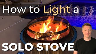 How to Light a Solo Stove Fire Pit [upl. by Paff430]