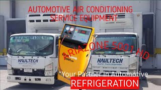 How to use ARIAZONE 5001 HD Refrigerant Recovery Charging Machine [upl. by Etteve]