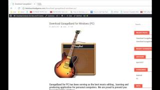GarageBand For Windows PC 2017 [upl. by Osrock]