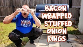 Bacon Wrapped Stuffed Onion RingsHillbilly Donuts [upl. by Mahmoud]