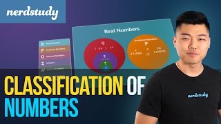 Classification of Numbers Natural Whole Integers Rational Irrational Real  Nerdstudy [upl. by Ecar]