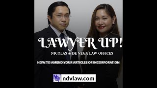 HOW TO AMEND THE ARTICLES OF INCORPORATION OF A CORPORATION IN THE PHILIPPINES [upl. by Janek]