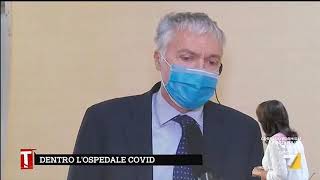 Nuovo Covid Hospital a Torino la situazione oggi in Piemonte [upl. by Irrehs]