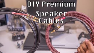 How to DIY Premium Speaker Cables [upl. by Nylhsoj]