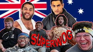 AMERICANS REACT TO SUPERWOG [upl. by Akirej]