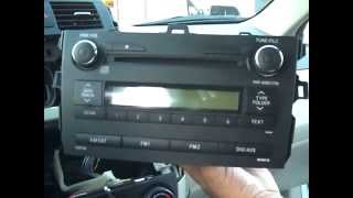 Toyota Corolla Stereo Removal 2009  2012  Car Stereo HELP [upl. by Woodie]