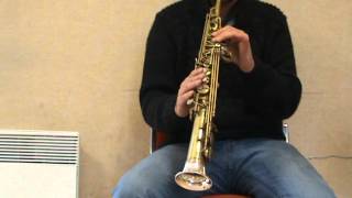 Saxophone Borgani soprano JUBILEE [upl. by Nitaf]