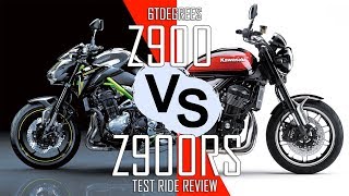 Z900 vs Z900RS test ride review [upl. by Wait909]