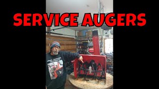 HOW TO SERVICE Honda Snowblower Augers [upl. by Livingston]