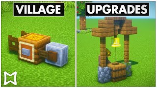 ► 20 Village Transformation Ideas  Minecraft Builds [upl. by Starbuck]