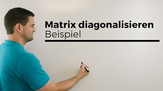 Matrix diagonalisieren Beispiel Matrixalgebra Lineare Algebra  Mathe by Daniel Jung [upl. by Shanan]