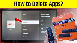 How To Delete Apps On Fire TV Stick  How to Uninstall Apps from Amazon Fire TV Stick  Remove Apps [upl. by Cullen]