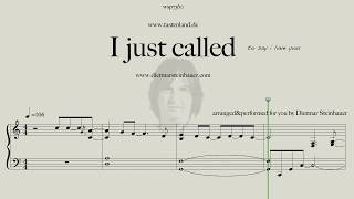 I just called  Easy Piano [upl. by Toiboid]