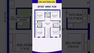 30x30 house plan [upl. by Sorodoeht89]