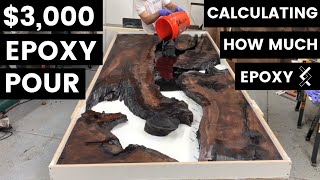 Calculating Epoxy VolumeHow to Epoxy Woodworking [upl. by Ketty289]