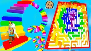 Easiest Obby Ever Rainbow Shape Obstacle Course Roblox Video [upl. by Garibold]