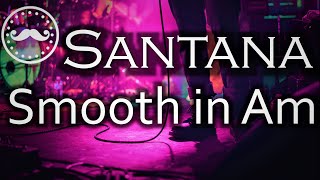 Santana Style Classic Latin Rock Backing Track Jam in Am VB007 [upl. by Eilrebmik]