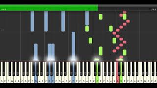 Cornfield Chase  Interstellar  Synthesia Notes [upl. by Schaeffer]