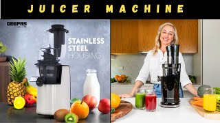 Cold Press Powerful Juicer Machine  Kitchen Product  Gadget Review Amazon Finds 🤩 [upl. by Kerr541]