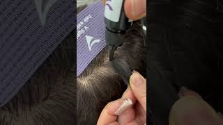 How to apply a Hair Extension using V Light😲😮‍💨 [upl. by Ahrat]