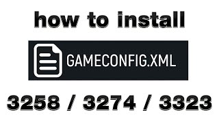 How to install gameconfig for GTA 5 v3258 and v3274 and v3323  Where to find and GAMECONFIG [upl. by Issi66]