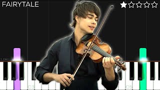 Alexander Rybak  Fairytale  EASY Piano Tutorial [upl. by Llehsam36]