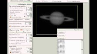 Registax 6 Saturn processing [upl. by Ecnahs]