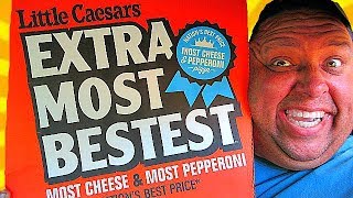 Little Caesars 6 EXTRAMOSTBESTEST™ Pizza Review [upl. by Ahsenwahs]