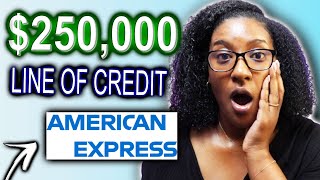 250000 AMEX Business LINE OF CREDIT 🤑 [upl. by Manno508]