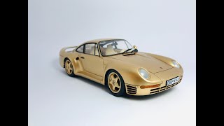 PORSCHE 959 CAR BODY TAMIYA 124 [upl. by Calla]