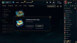 How to get more Rune Pages  League of Legends [upl. by Smail]