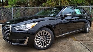 2017 Genesis G90 50 Ultimate Start Up InDepth Review [upl. by Annia]