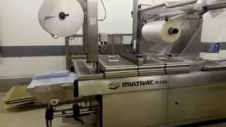 Thermoforming machine MULTIVAC R 245 [upl. by Desireah679]