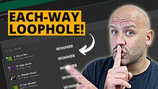 EachWay Betting Strategy Loophole Revealed… [upl. by Nilkoorb]