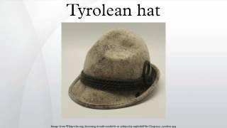 Tyrolean hat [upl. by Cima20]