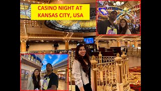 Casino night in Kansas city Ameristar Hotel USA  Travel vlog  Madhusmitas Vlogs  Casino vlog [upl. by Oznofla]