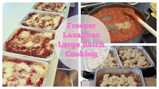 Freezer Lasagna Recipe Makes 4 12 Lasagnas [upl. by Moria]