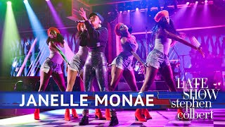 Janelle Monae Performs Make Me Feel [upl. by Llatsyrk]