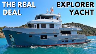 2021 BERING 77 EXPLORER YACHT TOUR  Comfort Class EXPEDITION Liveaboard Go Anywhere World Cruiser [upl. by Eshman]