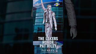 Lakers Honor Pat Riley with a Statue patriley lakers shorts [upl. by Landel460]