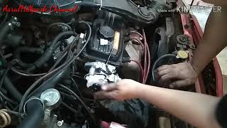 TUKAR UNIT PENGAGIH WIRA  WIRA DISTRIBUTOR REPLACEMENT [upl. by Namielus495]