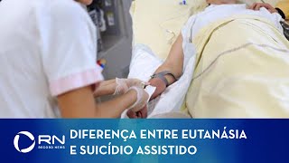 Diferença entre suicídio assistido e eutanásia [upl. by Arabeila]