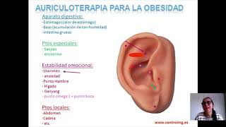 17 Auriculoterapia para bajar de peso Tratamiento de la obesidad Centro IMG [upl. by Aloisius]