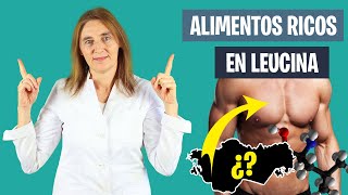 Los ALIMENTOS más RICOS en LEUCINA  Así la leucina te ayuda a mejorar músculo  Nutrición deportiva [upl. by Airetnuhs443]